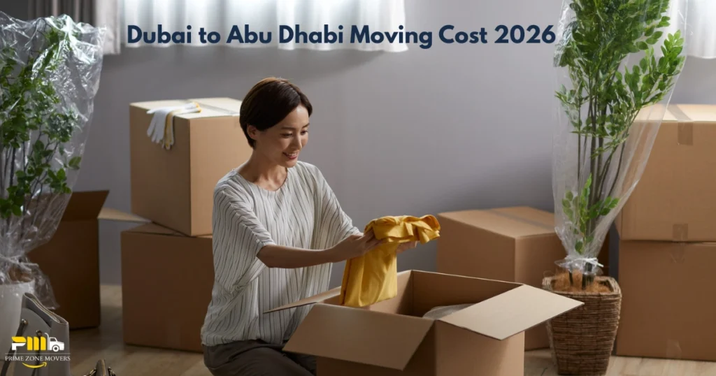 Dubai to Abu Dhabi Moving Cost